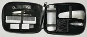 Micro Touch Max All Travel Grooming Case Comb Clippers Tweezers Lint File ￼+
