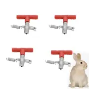 10 PCS Rabbit Water Feeder Poultry Watering System Quail Cage Drinking Fountain