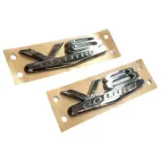 Holden Badge "V8 6.0 Litre" VF SS SSV Redline Thunder Fender Pair Chrome