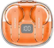 AWEI T86 Wireless Earbuds, Bluetooth Ear Buds with Big Bass Stereo Sound, 35 Hours Playtime, Lightweight in-Ear Fit, IPX6 Waterproof Bluetooth Earbuds Orange