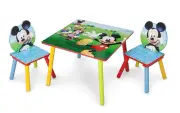 Delta Children Kids Table and Chair Set (2 Chairs Included) Mickey Mouse Disney