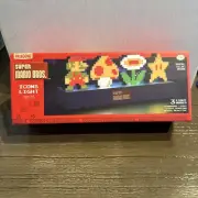 New Paladone Nintendo Super Mario Bros Icons Decorative Light Up Figure, 3 modes