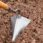 Furrow Hoe Triangle Plowing Hoe Hand Plow/Manual Plough Rake New Hoe Tools W3B7
