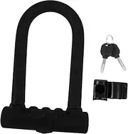 Toddmomy Folding Bicycle Lock Bike U-Lock Multi-Function Cycle Lock Sturdy Bike Lock