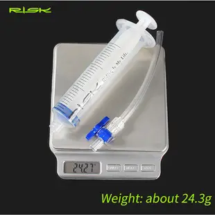 RISK油碟換油注射工具（附備用膠套）自行車換油工具 腳踏車注油針筒 油碟換油針管 注射器 碟煞灌油工具