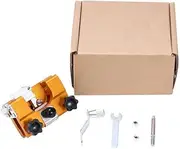 Chainsaw Chain Sharpening Jig, Chain Saw Blade Sharpener Kit, Portable Hand Crank with 1pc Grinding Rod, Suitable for 4-8" Chain Saws