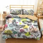 Butterfly Bedding Set Doona/Quilt Cover Pillowcase Gift Home Decor Double