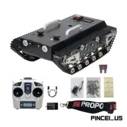 WT-200s Upgraded RC Tank Chassis Metal Track Tank Load 30KG Shock Absorber pe66