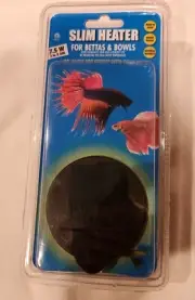 Hydor Slim Heater for Bettas & Bowls 7.5W 100% SAFE Natural Warmth 2 To 5 Gal
