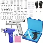 Professional Body Piercing Tool Kit Ear Nose Navel Nipple Needles with Studs