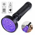 100 LED UV Ultra Violet Blacklight Flashlight Torch Inspection Light Outdoor Pet