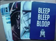 STAR WARS WALL SIGNS (4) DARTH VADER, R2-D2, STORM TROOPER