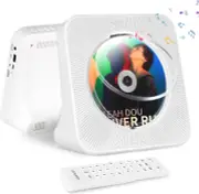 Portable CD Player with Battery Rechargeable CD Player with Bluetooth FM Radio
