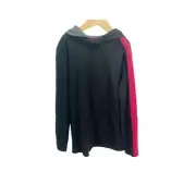 Urban Pipeline Hoodie Medium Lightweight Boys Black Red Pullover NEW