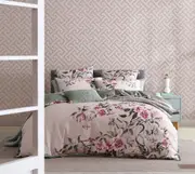Logan & Mason Lisha Quilt Cover Set Rose