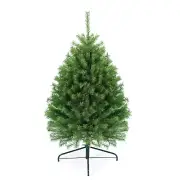 4ft Full PVC Small Artificial Christmas Fir Tree 488 Branch Tips Suitable for...