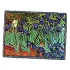 Blanket by Vincent Van Gogh XL - Fine Art Gift Tapestry Throw 82" x 62" Irises