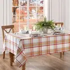 Seneca Plaid Winter Holiday/Christmas Cotton Rectangle Tablecloth, 60"x120"