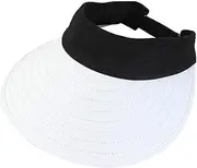 [Ｗoowayo] Summer Unisex-Adult Outdoor Visor Cap Wide Brim Sun Hat Waterproof and Resistant Adjustable Breathable Foldable Mens Fisherman Hat Womens Fishing Hat Big Eaves