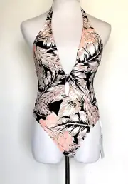 Seafolly Hothouse Floral Deep V Swimsuit NWT Retails $182 Price $68 Size 6