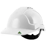 Tuffgard Vented Safety Hard Hat White