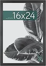 MCS Studio Gallery Frame, Black Woodgrain, 16 x 24 in, Single