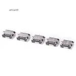 ATTACT 10PCS MICRO USB 5PIN B 型母連接器用於連接器 5 針充電插座熱銷 TW