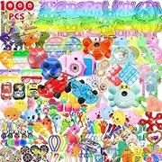 1000+ PCS Party Favors for Kids,Fidget Toys Pack,Halloween Stocking Stuffers,, Birthday Gift, Treasure Box, Goodie Bag Stuffers, Carnival Prizes, Pinata Filler Sensory Toy for Classrooom