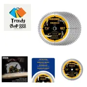 7-1/4 Inch 60 Tooth Circular Saw Blade with 5/8 Inch Arbor ATB Finishing for ...