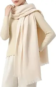[Gochoneng] Women's Warm Scarves Pashmina Shawls and Wraps for Evening Dress Wedding Large Shawl Long Soft Fashion Scarf Winter