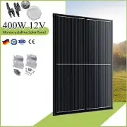 400W Fixed Solar Panel Kit 12v Mono Home Off-Geid Caravan Camping Charging Power