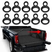 10 Pcs Multipurpose Tie Down Strap Rings Anchor Hooks for Truck Trailer Camper
