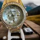 New Fossil Riley Multi-Function Gold Ladies Watch