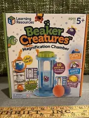 Learning Resources LER3814 BEAKER CREATURES Magnification Chamber 10pc Set NEW