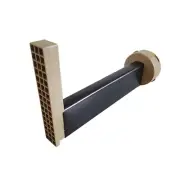 Channel Drain Wall Block Retaining Universal For Proper Drainage Tan Plastic