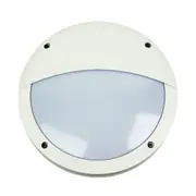 Tonato Eyelid Outdoor Bulkhead Light In White E27