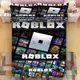 roblox robux 床包組 單人 雙人 兒童卡通床包 枕頭套 可訂製 不含被套