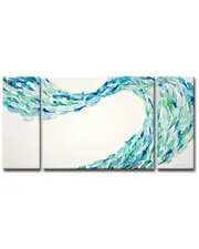 Ready2HangArt Flow Wrapped Canvas Wall Art by Norman Wyatt