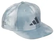 Adidas 3 Bar Tie Dye Snapback Hat Cap Three Stripe Life Gray