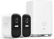 Eufy Security by Anker eufyCam 2C Pro Wireless Home Security System with 2K Resolution, 180-Day Battery Life, HomeKit Compatibility, IP67, Night Vision, 2-Cam Kit