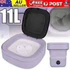 Portable 11L Folding Socks Underwear Mini Washing Machine Tub for Camping Travel