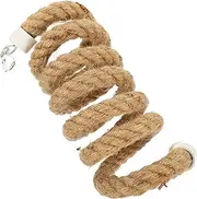 Happyyami Bird Rope for Parrots Durable Climbing Perch with Stable Clips for Chewing and Adventuring for Birds Like Parakeets and Cockatiels