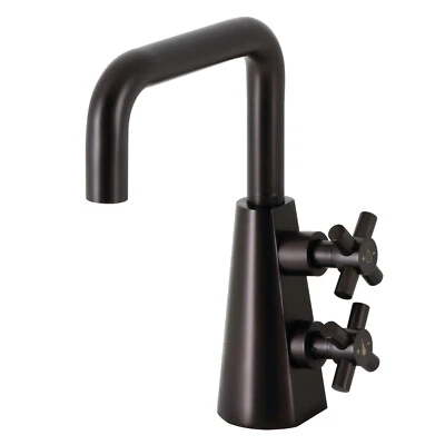 Kingston Brass KS2265DX Two-Handle Single-Hole Bathroom Faucet ,Bronze