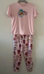 Peter Alexander Girls Little Miss Plush PJ Set Size 5 Years RRP$59.95