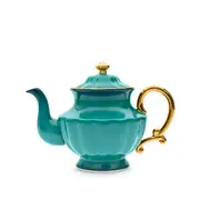Ombre Opulence Tall Teapot Peacock