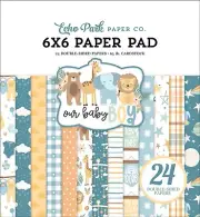 Echo Park - Our Baby BOY 6x6 Paper Pad 24 Double-sided Sheets Nursery
