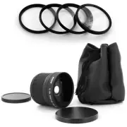 58mm Fish Eye 0.18x lens,Macro Kit for Nikon D90 D80 D3000 D5000 D700 D40 D300
