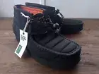 Clarks Wallabee Boot Black Quilted Textile US 10.5