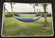 Youandme Double Camping Hammock, Lightweight Parachute Portable, Blue