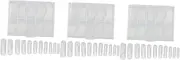 Beavorty 3 Boxes 120pcs Nail Set Kit Scaled Nail Art Molds for All Fingertip Sizes